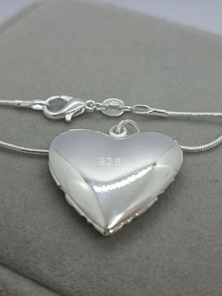 Colgante para Mujer Corazón Plata 925 60cm