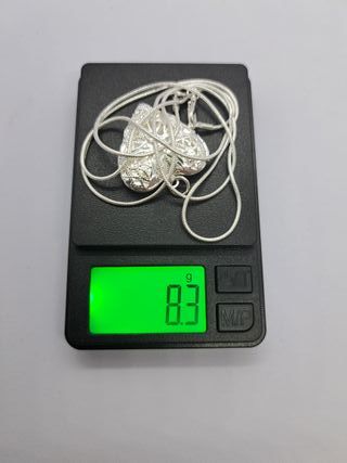 Colgante para Mujer Corazón Plata 925 60cm