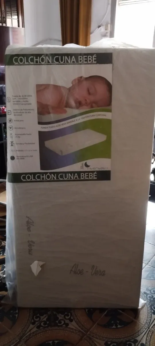 Colchón Cuna Bebé Aloe Vera