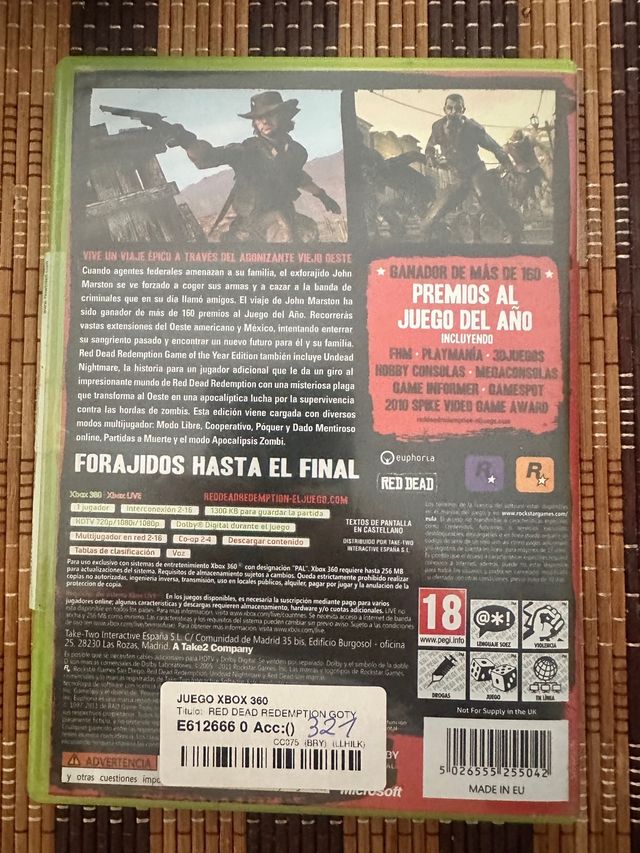 Red Dead Redemption GOTY Xbox 360