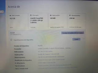 HP EliteBook 850 G2 i7-5600U 16GB RAM 238GB SSD