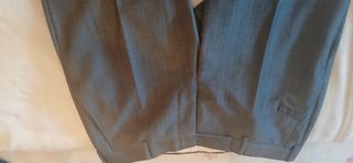 Traje Z Zegna Gris Talla 48 Italia. Algodón 100%