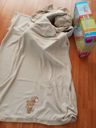 Set. Juegos 3 Piezas Cuna Coralina Bebé