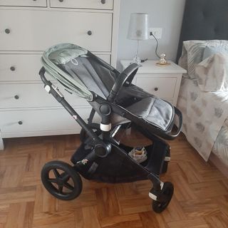 Silla Bugaboo Fox 2 chasis negro con accesorios