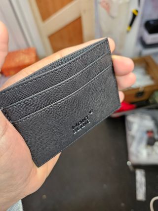 Portacarte Montblanc nero nuovo