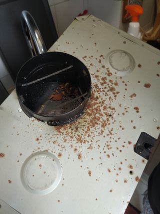 Pulitura di L'estratto della cucina