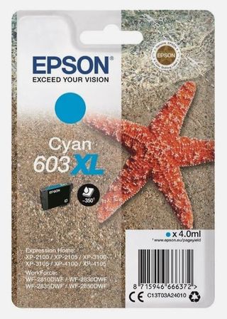 CARTUCCIA INCHIOSTRO CIANO 603XL EPSON nuova