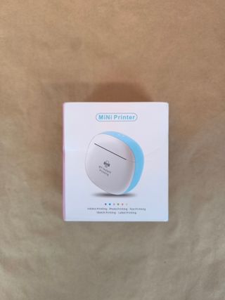 Mini impresora térmica portátil - Azul (Nueva)