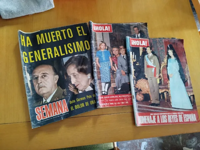 3 revistas de finales de 1975