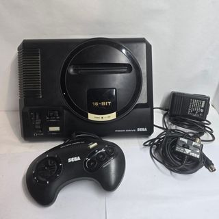 Sega Mega Drive 16-bit Consola Negra