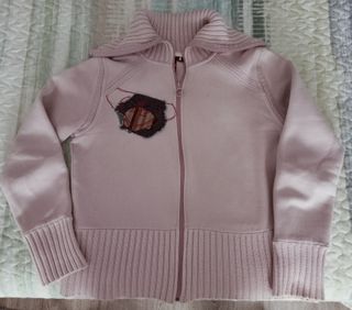 Sudadera Quiksilver rosa con parche