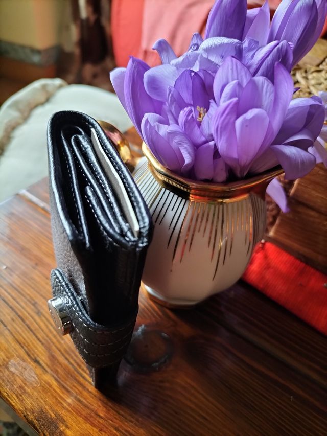 Cartera monedero piel Picard negra