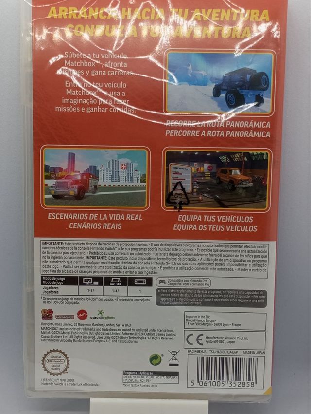 Matchbox Driving Adventures Nintendo Switch