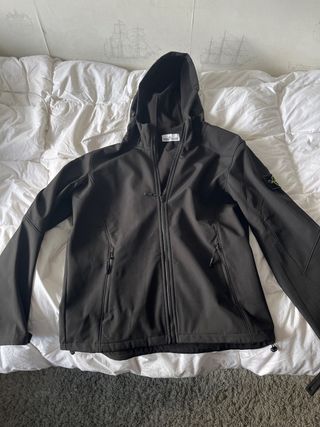Abrigo Stone Island Negro Talla M