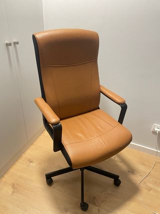 Silla IKEA Millberget Marrón Cuero