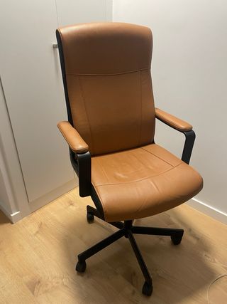 Silla IKEA Millberget Marrón Cuero