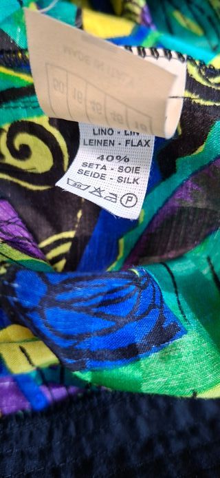 Blusa Vintage Donna Fantasia Massimo Favola tg.50