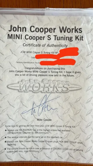 MINI COOPER JCW 211cv