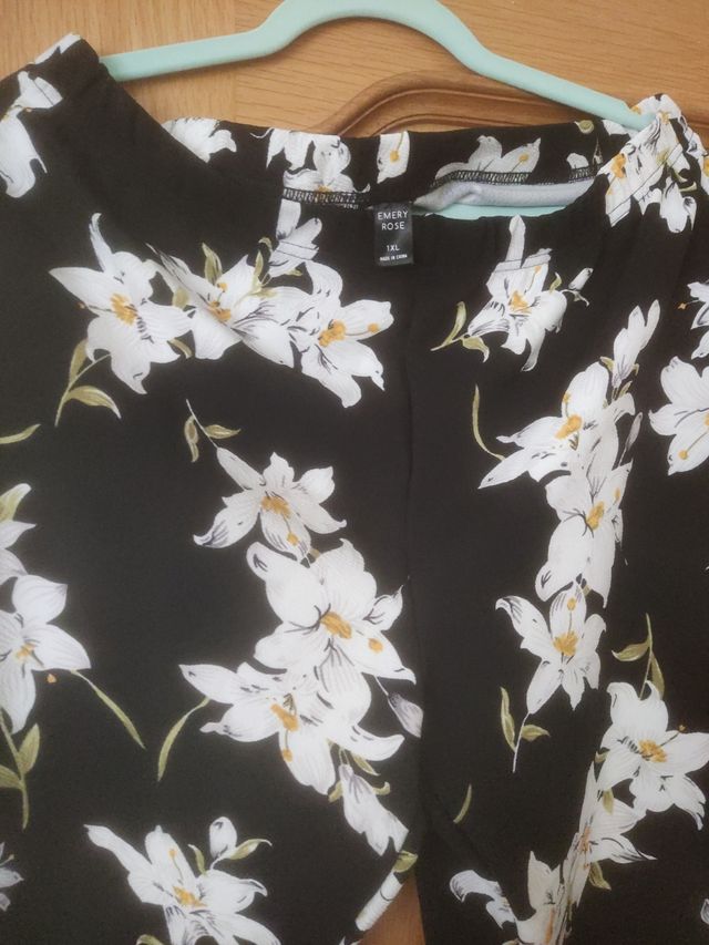 Pantalón emery Rose Estampado Flores XL