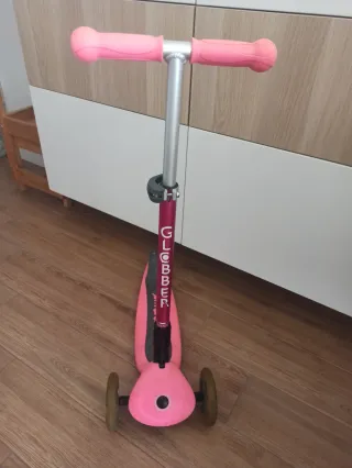 Patinete Globber 3 ruedas niña rosa