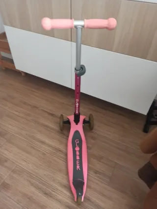 Patinete Globber 3 ruedas niña rosa