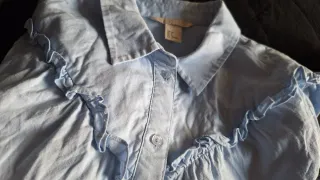 Camisa azul mujer talla M