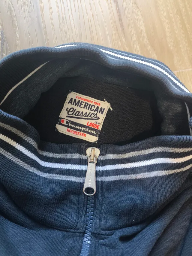 Champion Chaqueta Varsity Gris Oscuro L