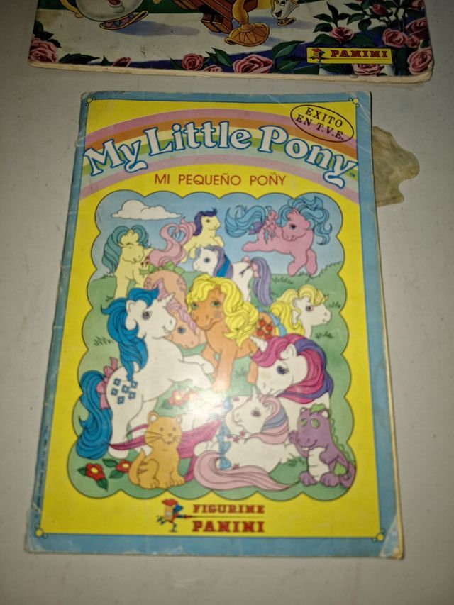 Lote 2 álbumes Panini años 80