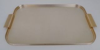 Vassoio Grande da Portata in Metallo Colore Oro
