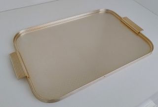 Vassoio Grande da Portata in Metallo Colore Oro