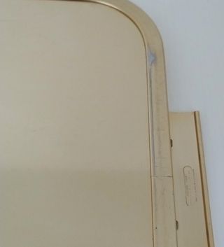 Vassoio Grande da Portata in Metallo Colore Oro