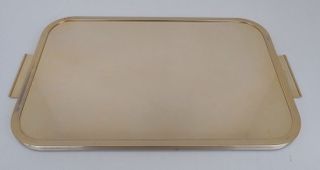 Vassoio Grande da Portata in Metallo Colore Oro