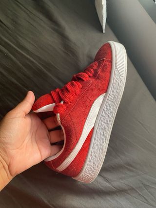 Zapatillas Puma Suede Mujer Talla 37.5 Rojas