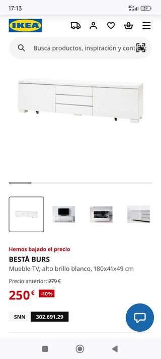 Mueble Ikea Besta Burs