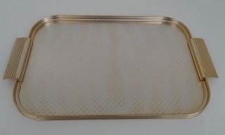 Vassoio Piccolo da Portata in Metallo Colore Oro
