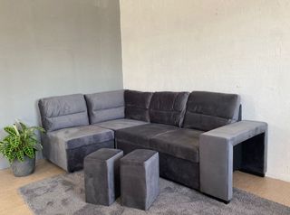 Nuevo sofa esquinero +2puff economico!!!
