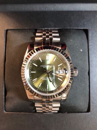 Seiko Mod - Datejust Reloj Verde