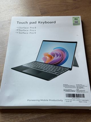 Teclado Rii Touch Pad para Surface Pro 8/X/9