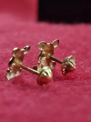 Pendientes Mickey Mouse Oro 750 Disney