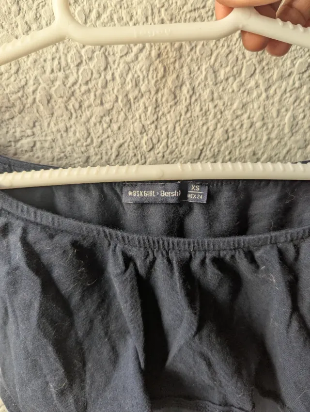 Top Hombros Descubiertos Negro