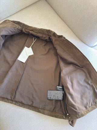 Casaco Zara Pele Castanho