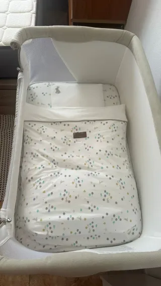 Cuna de colecho con colchón