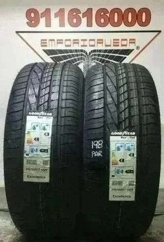 245 55 17 V GOODYEAR RUNFLAT RUEDA YA MONTADA