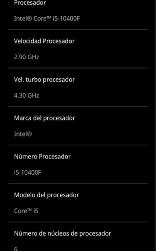 Ordenador Gaming i5 10400F NVIDIA GTX