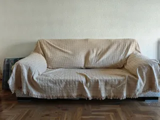 Sofá de 3 plazas beige