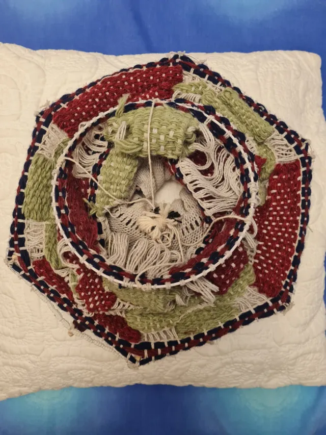 Pantalla Lámpara Colgante Boho Chic macramé croche