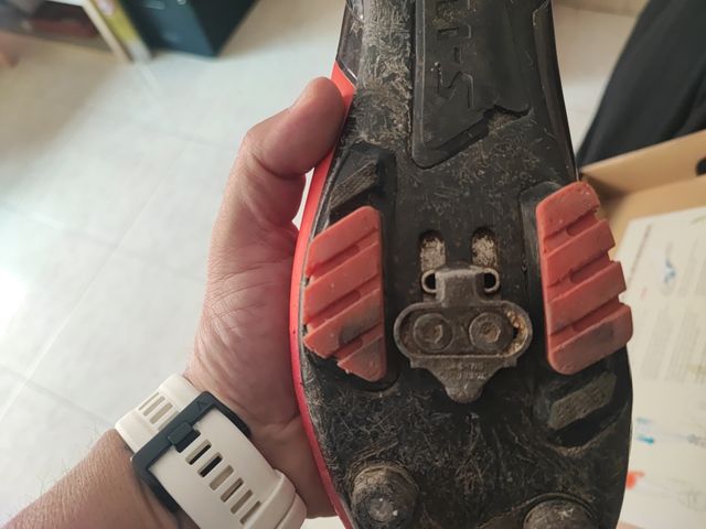 Zapatillas Ciclismo Hombre Roja/Negra s-works