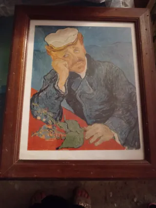 Quadro in legno con stampa vintage