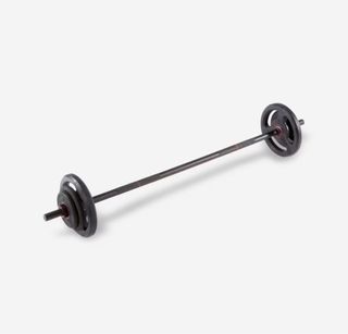 Kit Barra Decathlon 22,5kg 130cm Discos Hierro