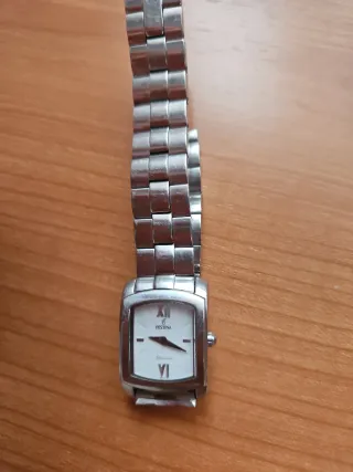 Reloj Festina Mujer Plata y Blanco